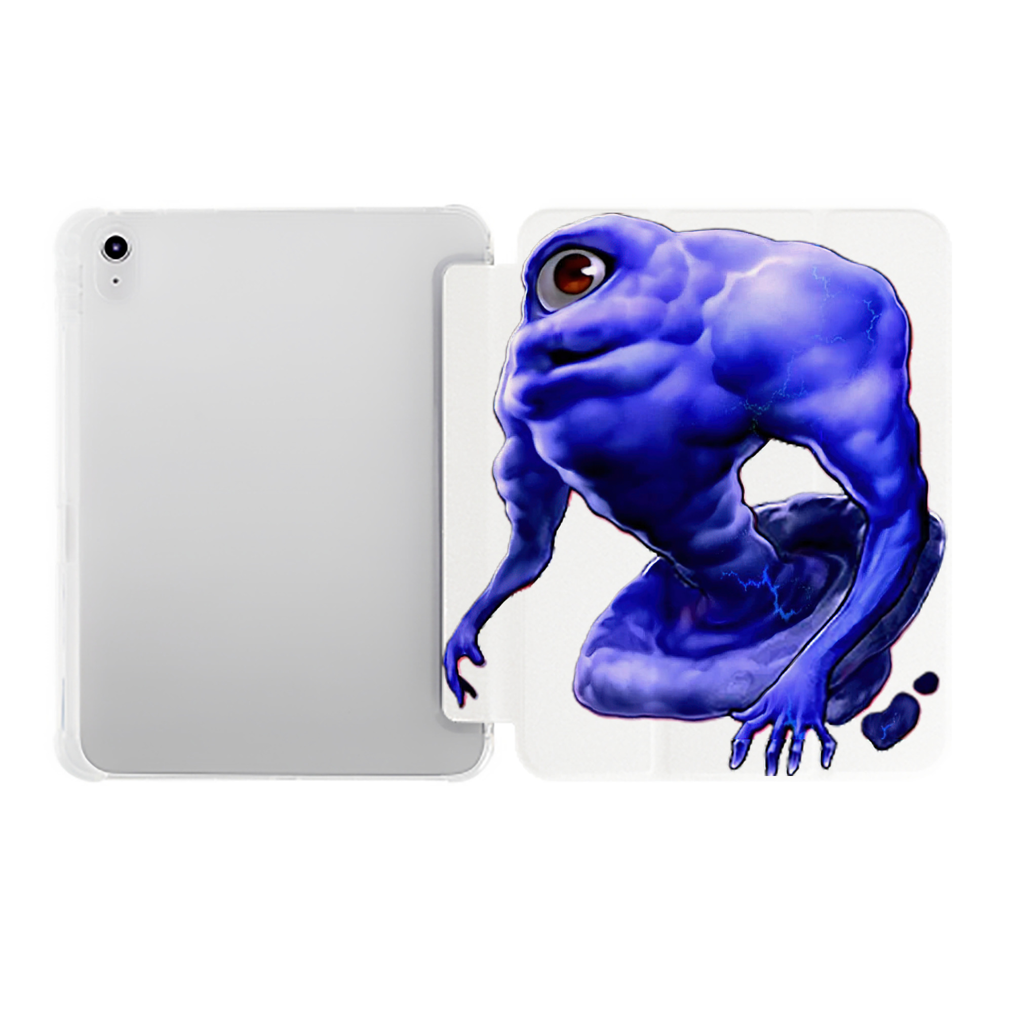 （画像用） 遊☆戯☆王 Yu-Gi-Oh! IPad ケース ペン収納付き 三つ折りスタンド PUレザー×シリコン 対応機種9.5/10.5/10.9インチ